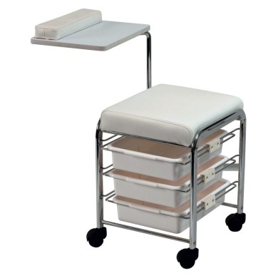Carrello sgabello manicure