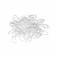 Elastici gomma piatti trasparenti 500pz