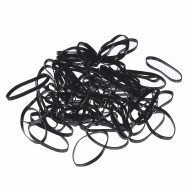 Elastici gomma piatti neri 250pz