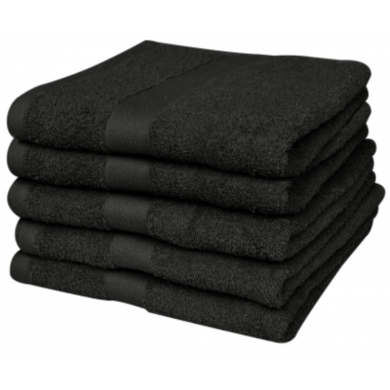 Asciugamano Nero Cotone Superior